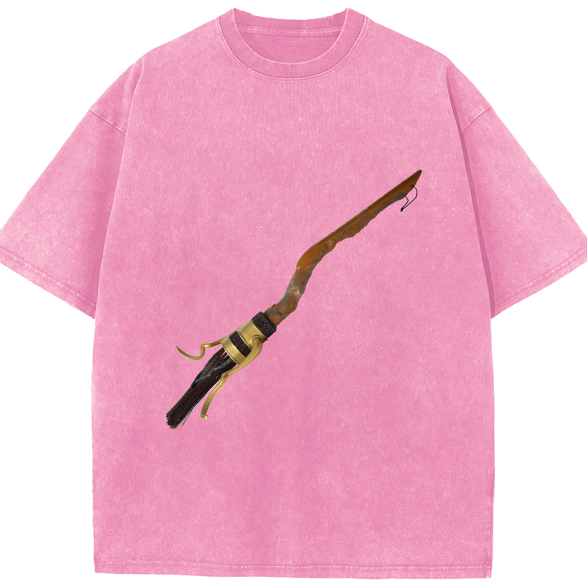 （画像用） Harry Potter ハリー・ポッターシリーズ 綿100% ヴィンテージ風 半袖Tシャツ（フロントプリント）